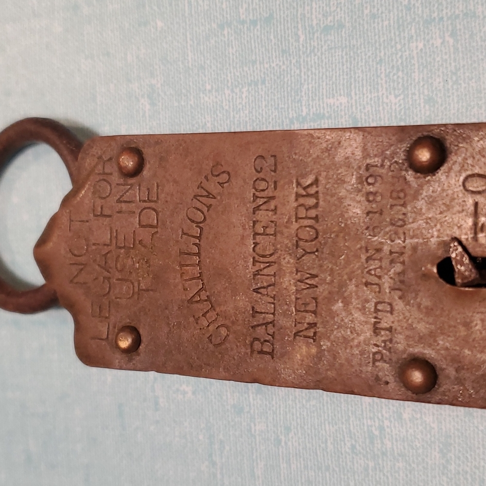 CHATULLONS BALANCE No2 Scale